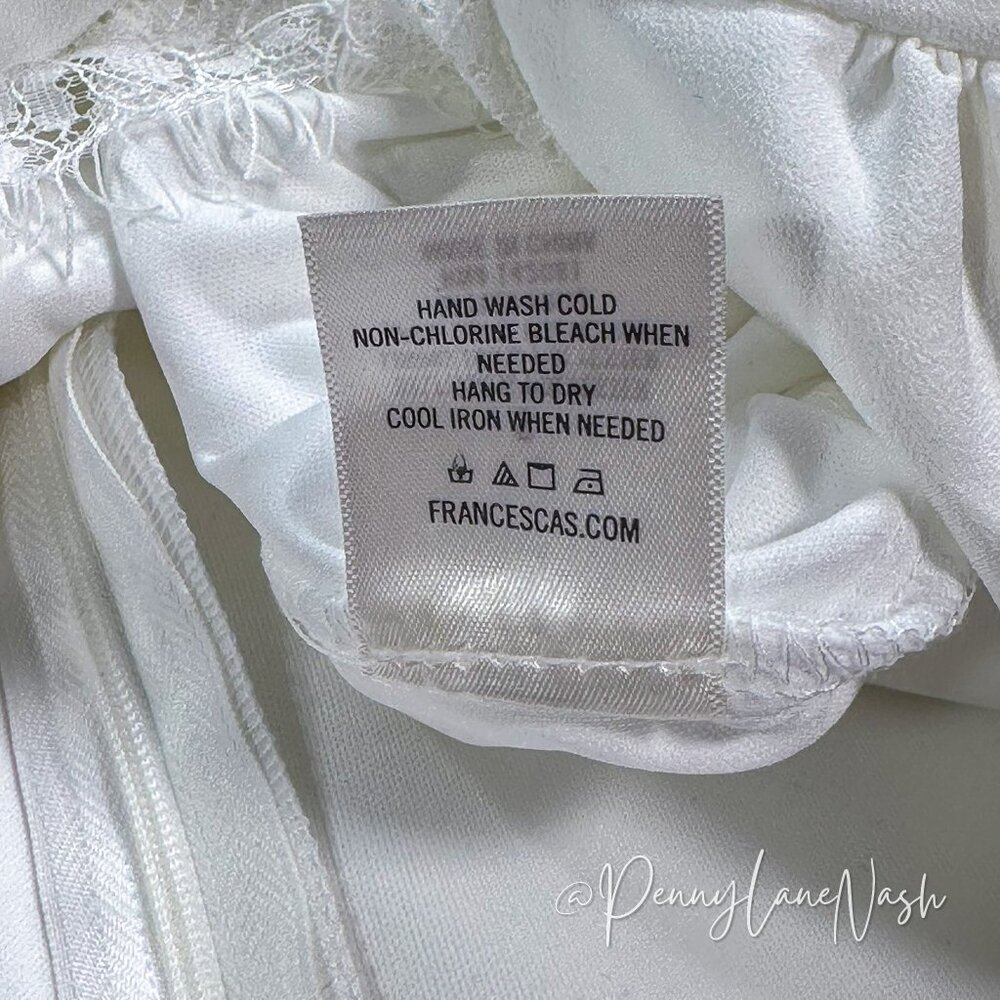 NWT Miami Fritz Lace Trim  Wide Leg Jumpsuit White - Picture 5 of 11